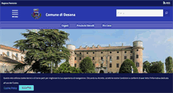 Desktop Screenshot of comune.desana.vc.it